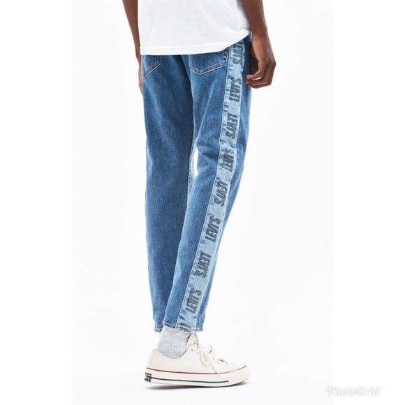 Levi's hi ball roll stripe top